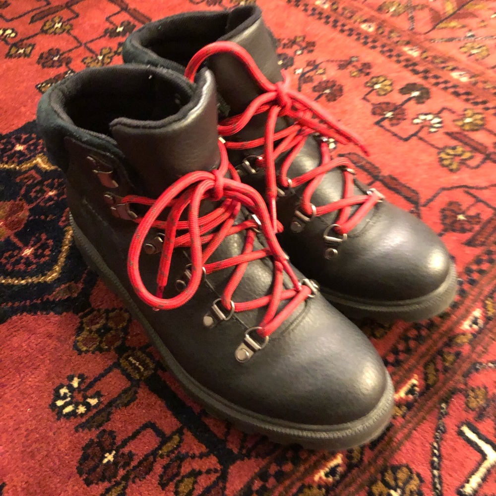 Sorel Leather Hiking Boots Mens 4 Womens 5.5/6
